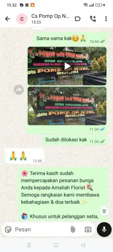 Testimonial Papan Bunga rahayu